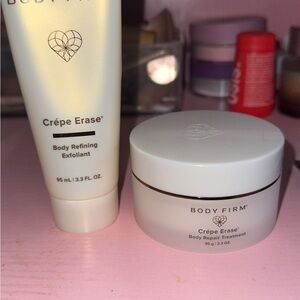Crepe Erase Body Refining Exfoliant and Repair Treatment Set - Cream